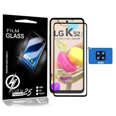 Imagem de Pelicula De Vidro 3d + Pelicula De Camera LG K52 K420BMW 6.6 - Cell In