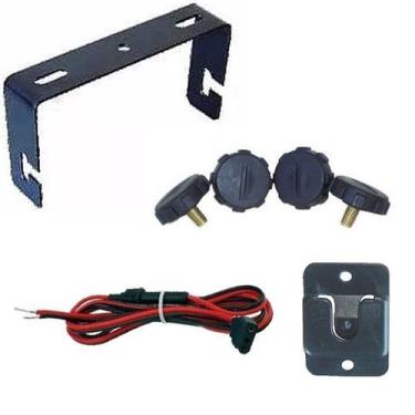 Imagem de Kit Suporte Rádio Px Cobra 19dx Parafuso Cabo Dc Suporte Ptt - STEELBR