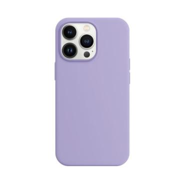 Imagem de Capa Capinha Silicone Compatível com iPhone 13 Pro Max - Geral, Lilás