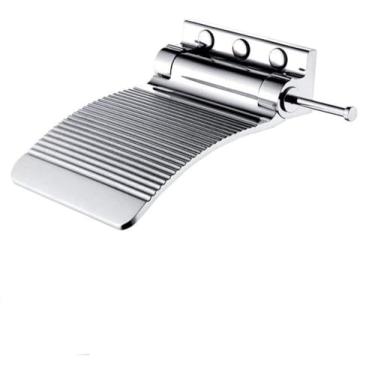 Imagem de Apoio Para Os Pés Do Chuveiro, Descanso Para Barbear As Pernas Do Chuveiro, Degrau De Chuveiro Dobrável De Alumínio Espacial, Não Cai E Não Escorrega, Montado Na Parede Para, Silver