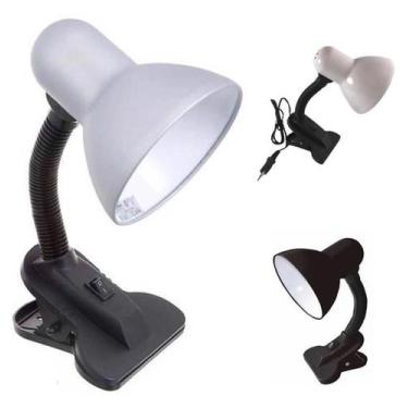 Imagem de Luminaria Estudo Articulavel Escritorio Quarto Mesa Presilha - FIX, Bi