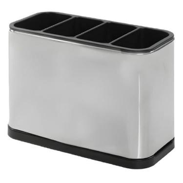 Imagem de Escorredor De Talheres Inox Com 4 Divisórias Powermaid