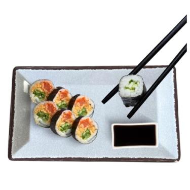 Imagem de Travessa Prato Retangular Melamina Para Servir Restaurante 35x20cm