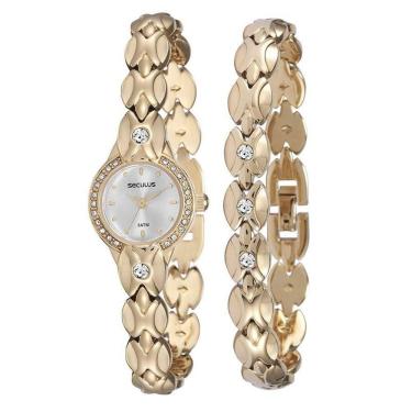 Imagem de Relógio Seculus Feminino Analógico 20455Lpskdb1K1