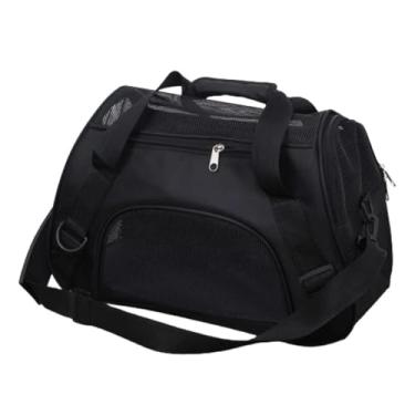 Imagem de Bolsa Transporte Pet Viagem Cabine Avião Cachorro Gato,Peso do animal suportado: até 8kg(Preto)