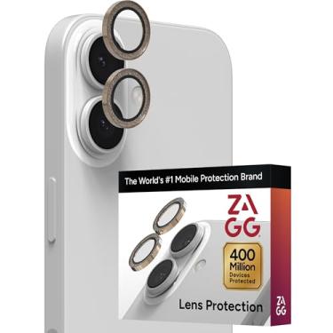 Imagem de ZAGG IS-GLEL AR E CameraRings-Apple-Bryce/16/16+-FG-GoldGLTR Protetor de lente de câmera de telefone