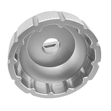 Imagem de Simhoa Kit de reparo para bicicletas BB Tool 12 entalhes para instalação de remoção de suporte inferior BB Cups - Prata, 46 mm