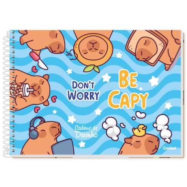 Imagem de Caderno Desenho Espiral Capa Dura Sem pauta 80F Be Capy 286159 - Crede