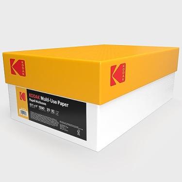 Imagem de Papel para impressora Kodak 8,5 x 11 | Papel de cópia de 9 kg 92 brilhante | 3 resmas | 1.500 folhas