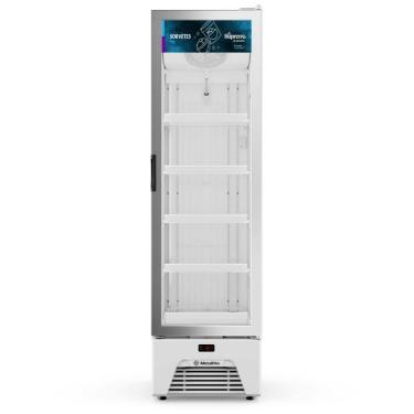 Imagem de Freezer Vertical Slim Frost Free para Sorvetes 337L VF28 Branco Metalfrio 220V
