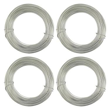 Imagem de Arame Fio 1mm Galvanizado Multiuso Para Reparos Artesanato 100 Metros 