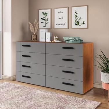 Imagem de Cômoda 8 Gavetas Lisboa Politorno Móveis