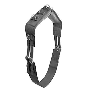 Imagem de HORZE Surcingle Lunging para cavalos | Rolo de nylon para treinamento - Preto - Cavalo