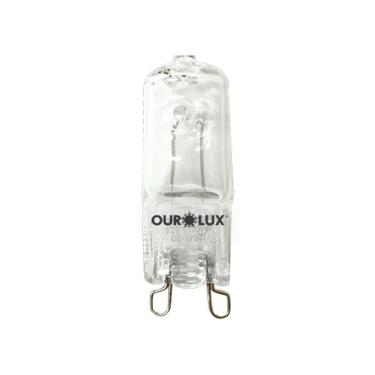 Imagem de Lâmpada Halógena Ouropin G9 40w 127v Clara - 01322 - Ourolux Lamp.halogena Ouropin G9 40w 127v Clara 01322