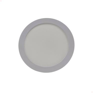 Imagem de Painel Led Embutir Redondo 18W Bivolt 3000K Branco Quente