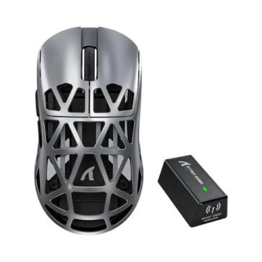 Imagem de Mouse Gamer Sem Fio Leve Attack Shark R2 40kDPI Sensor PAW3950 8K Liga