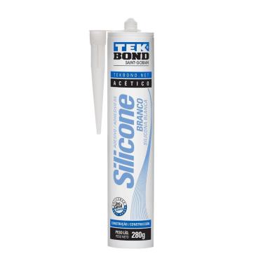 Imagem de Silicone Branco Tekbond - Selante Tixotrópico - Uso Geral