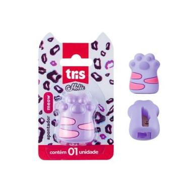 Imagem de Apontador cartela holic pets cores sortidas patinhas 1 unid tris, Roxo
