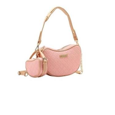 Imagem de Bolsa Feminina Cute Ombro Chenson Matelassê Rosa-Feminino