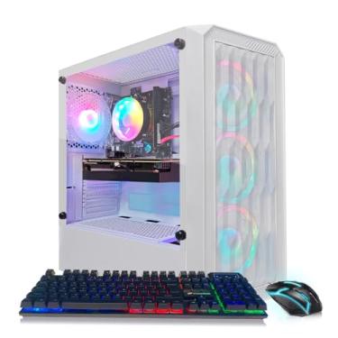 Imagem de STGAubron Computador PC Gaming Desktop, Intel Core i5-9400F até 4,3G, Radeon RX 590 8G, 16G DDR4, 1TB SSD, WiFi 6, BT 5.2, RGB Fan x6, Windows 11 Home