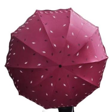 Imagem de Guarda chuva sombrinha grande de PENA YS-113 - inchina, Vinho