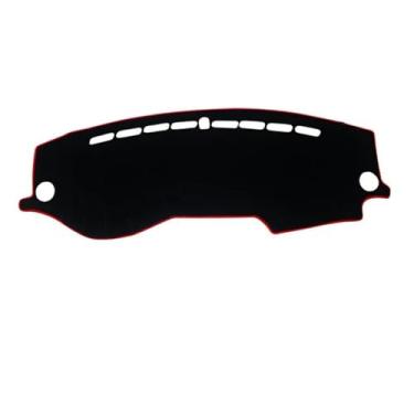 Imagem de GRJQRKHZ Capa de painel para k&ia Rio 4 X-Line K2 Cross 2017-2020 capa de painel de carro tapete pad dashmat traço para-sol instrumento tapete acessórios, RedSide