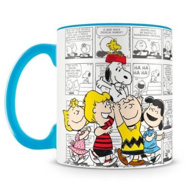 Imagem de Caneca Personalizada Amigos do Snoopy - Cerâmica 325ml - Amo Canecas