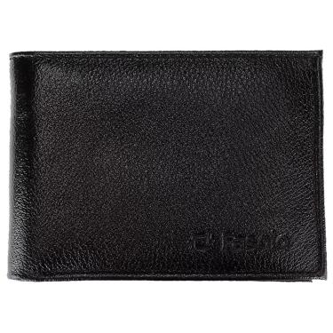 Imagem de CARTEIRA MASCULINA COURO FASOLO COM PORTA-CHEQUES H013 PRETA Cor:Preto;Tamanho:Único;Gênero:Homem