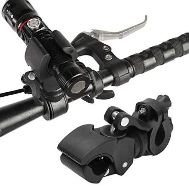 Imagem de Generic Suporte de Lâmpada de Bicicleta Lanterna Clipe de Bicicleta Objeto de Plástico Diâmetro 1,8-3,5 Cm / 0,7-1,4 Polegadas para Guiador de Garfo Traseiro de Barra