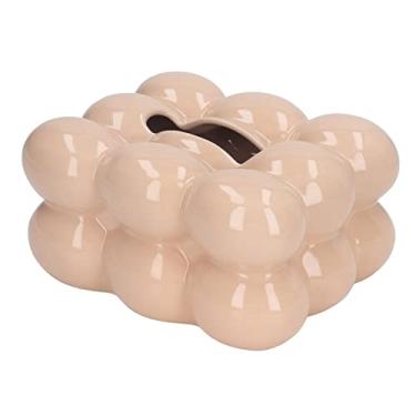 Imagem de RiToEasysports Caixa de de Tecido Cerâmico de Alta Resistência, Prático, Porta-guardanapo, para Casa, Escritório, Sala de Estar, Hotel (Cor Café)
