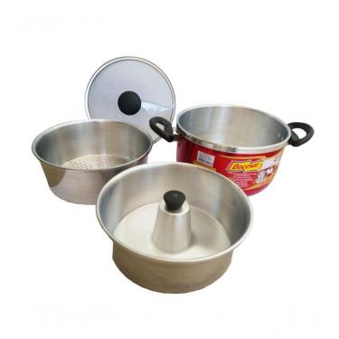 Imagem de Conjunto Panela Com Forma De Pudim E Cozivapor 4.5l Docesar