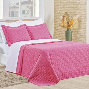 Imagem de Cobre Leito Queen Montreal Algodão 150 Fios 3 Peças - Pink