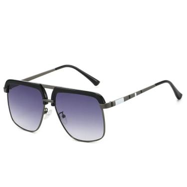 Imagem de Óculos de Sol Femininos Ovais com Lentes Degradê em Tartaruga, Armação Fina e Estilo Retrô, Versáte