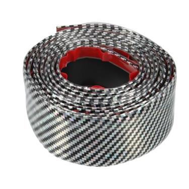 Imagem de Capa de proteção contra poeira de borda de porta de carro. 5 cm x 2,5 m SUV protetor universal de peitoril de porta de borda para porta-malas antiarranhões adesivo de proteção contra arranhões DIY