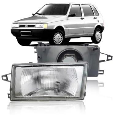 Imagem de Farol Uno Lente de Vidro 91 92 93 94 95 96 97 98 99 2000 2001 2002 (Esquerdo)