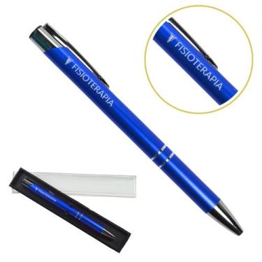 Imagem de Caneta Personalizada Cursos Metal Profissional Coloridas Fisioterapia 