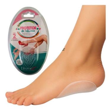 Imagem de Par Protetor Silicone Para Calcanhar Conforto Reutilizável - doctorz