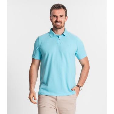 Imagem de Camisa Polo Masculina Diametro Azul-Masculino