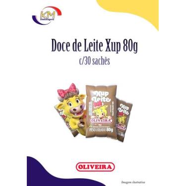 Imagem de Doce de Leite Xup 80g c/30 sachês - Oliveira - doce da vaquinha, doce,