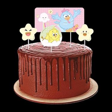 Imagem de Topper para Bolo Galinha Pintadinha Candy Festcolor 4und