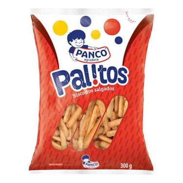 Imagem de Kit c/ 4 Biscoito Palitos Salgados Panco 300g