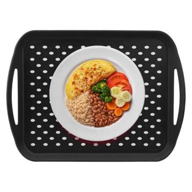 Imagem de Bandeja Antiderrapante Plástico 38x28,5cm