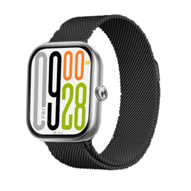 Imagem de NOUKAJU Pulseira para Xiaomi Redmi Watch 5, pulseira de SmartWatch, pulseira de substituição, pulseira de substituição para smartwatch Redmi Watch 5 (preto)