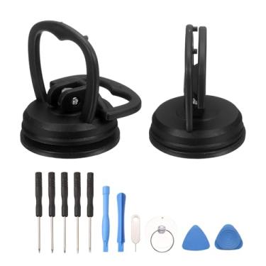 Imagem de PATIKIL Ventosa de tela de 2 peças, ventosa de reparo de tela de 2,4 polegadas com spudger, preto