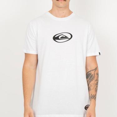 Imagem de Camiseta Quiksilver Domed Logo Checker SM26 Masculina-Masculino