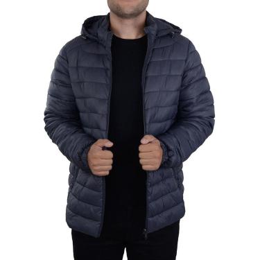 Imagem de Jaqueta Masculina Broken Rules Nylon Cinza Escuro - 560123-Masculino