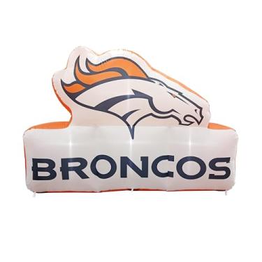 Imagem de FANMATS Mascote inflável NFL Denver Broncos – Tela inflável autoinflável, ventilador e cordões embutidos, logotipo oficial da equipe – mostre seu espírito durante todo o ano