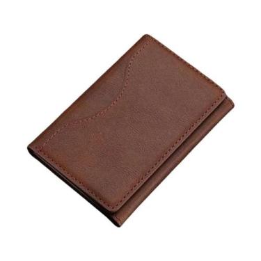 Imagem de Carteira Magnética Trifold Em Couro PU Para iPhone Apple 16 15 12 13 1