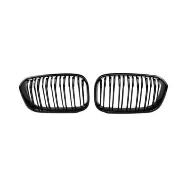 Imagem de Grelha De Radiador Em Malha Com Impressão De Carbono Preto Fosco Para 