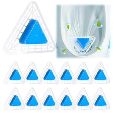 Imagem de Dansib Pacote com 12 telas de mictório extra resistentes com bloco não para, desodorizador de tela de mictório ideal para banheiros em escritórios, escolas, restaurantes, hotéis, lojas